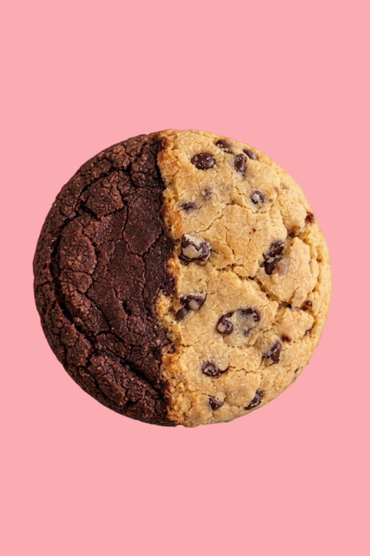 Half Brownie Half Cookie